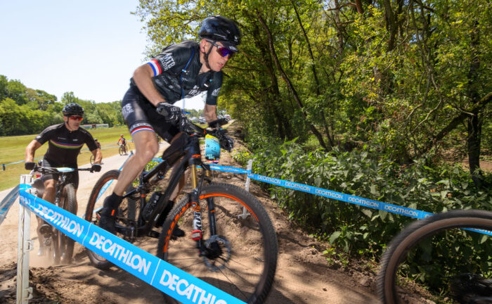 Mountainbiken op een plantaardig dieet